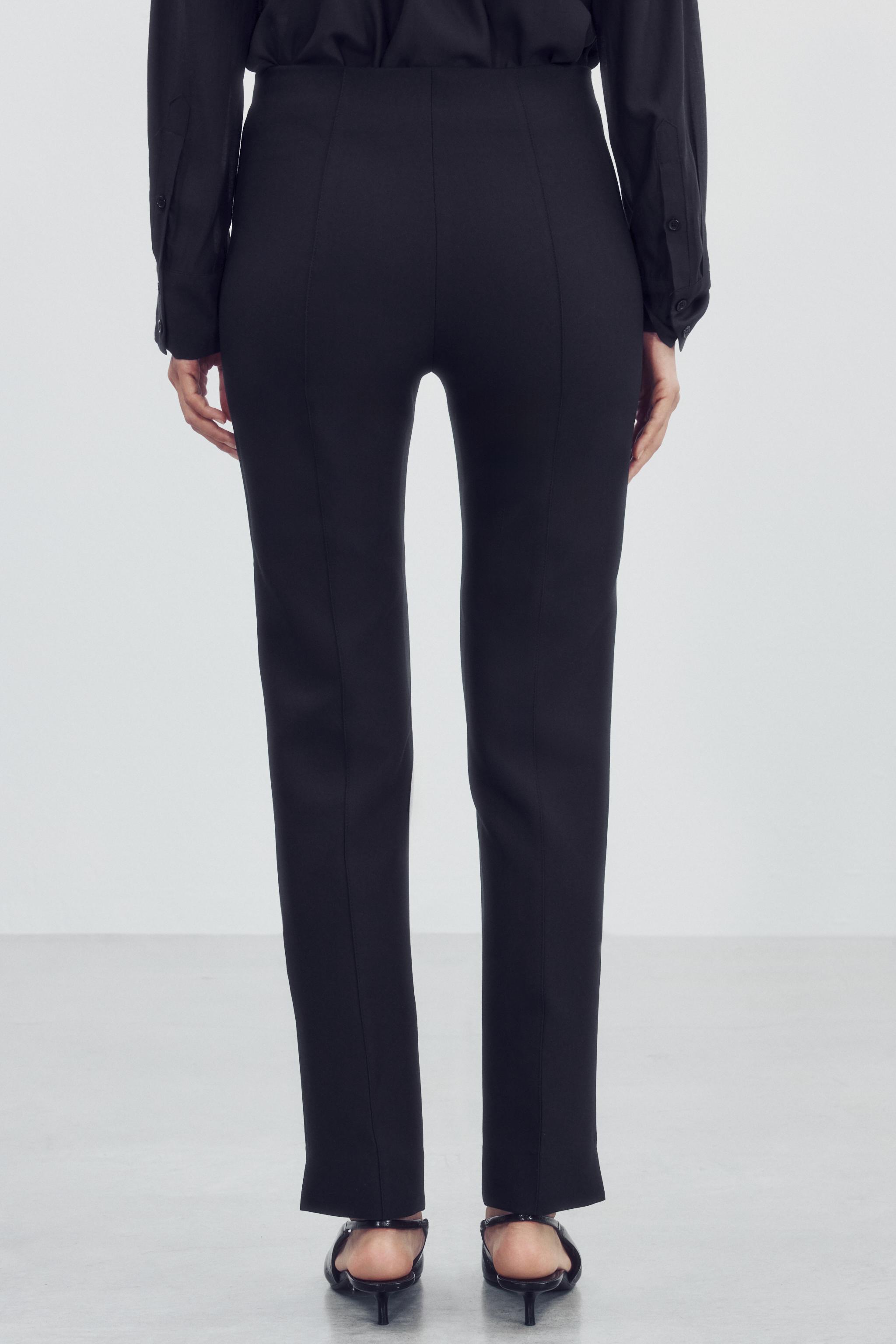 ZW COLLECTION SEWN-CREASE PANTS