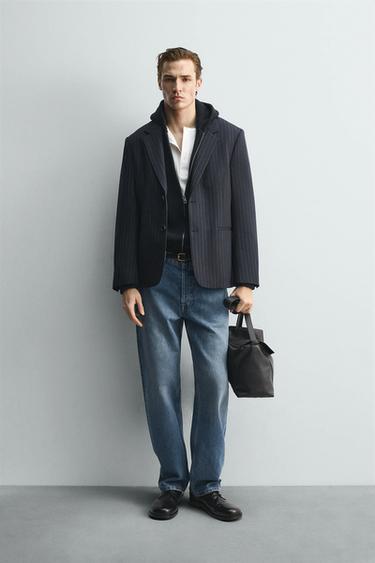 JEANS STRAIGHT FIT LIMITED EDITION - Azul medio de Zara - Imagen 0