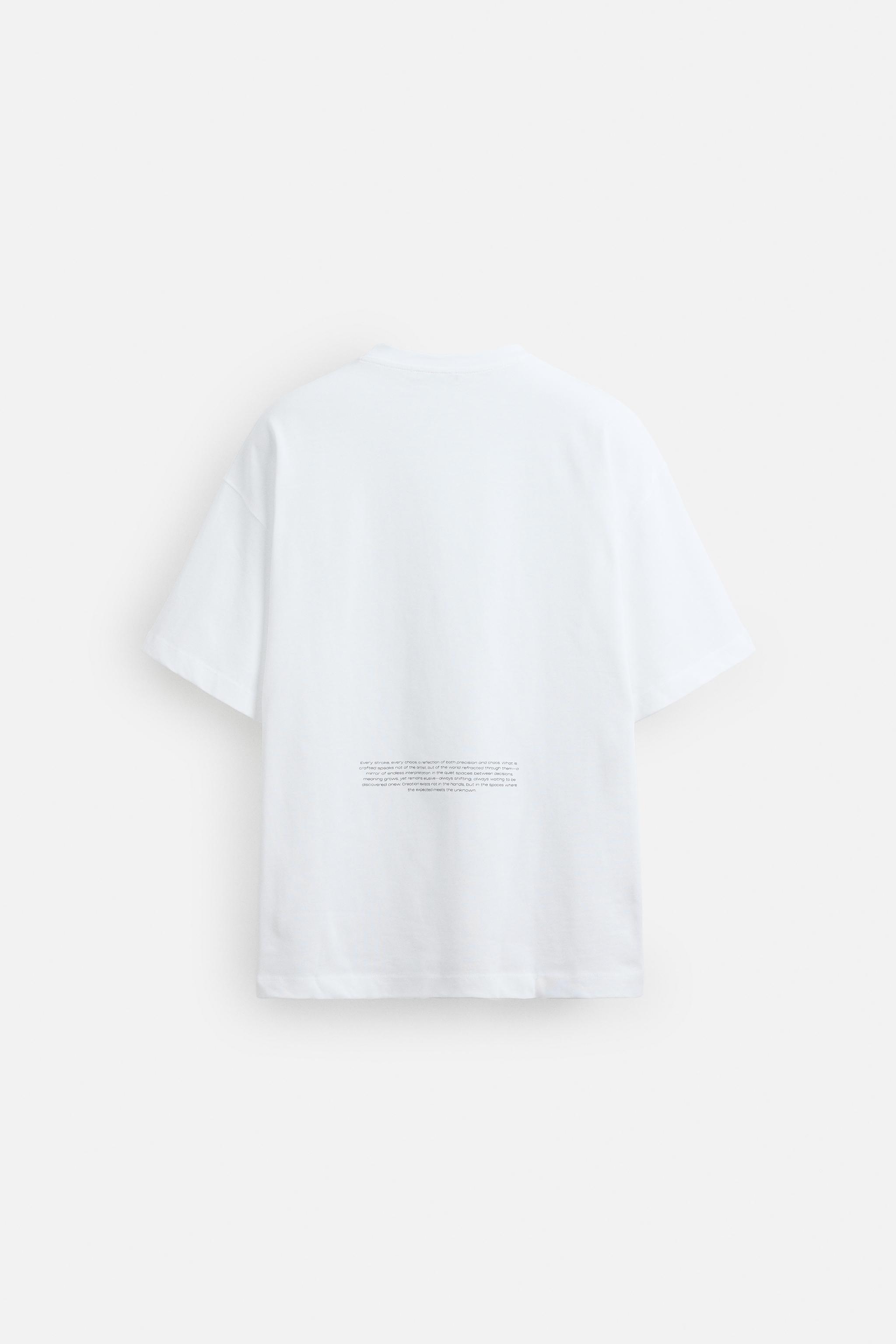 【ZARA】プリントパッチＴシャツ 0722/478/250 PRINTED PATCH T-SHIRT - White | ZARA Canada