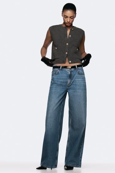 PLAIN KNIT TOP - Grey by Zara - Image 0