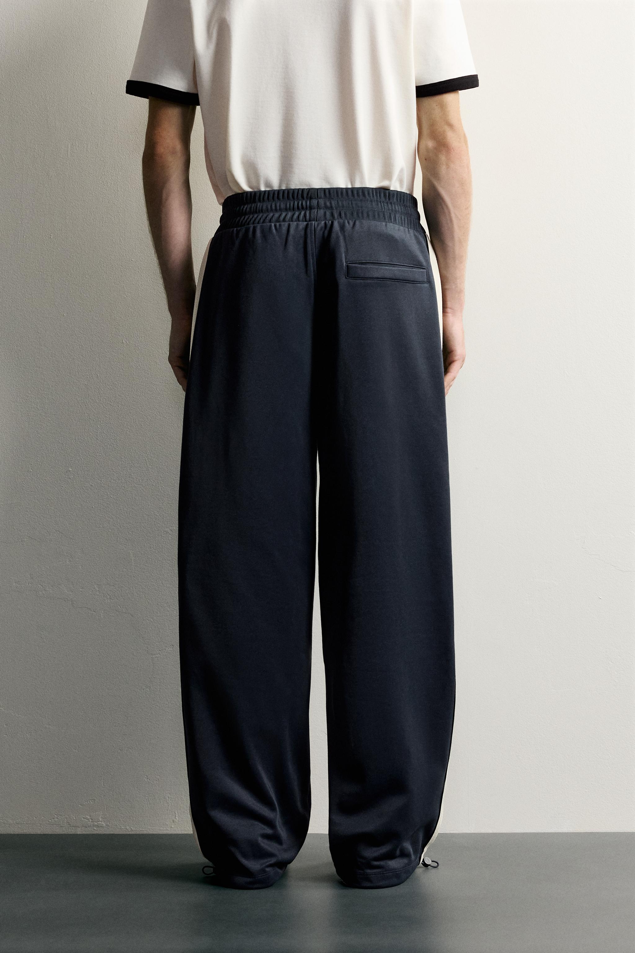 CONTRAST RETRO TRACK PANTS