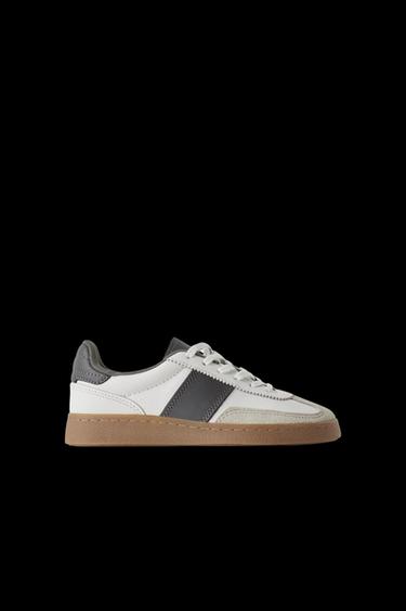 LEDER-SNEAKER - Weiß von Zara - Bild 0