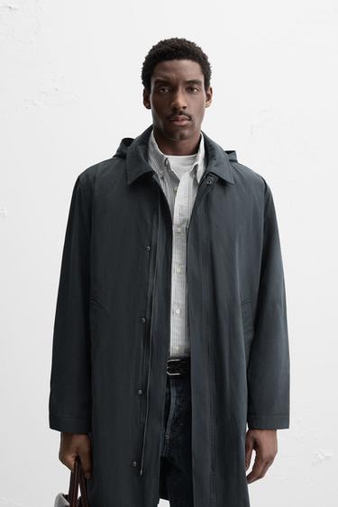 2-IN-1 WATER-REPELLENT PARKA - Petrol blue by Zara - Image 1