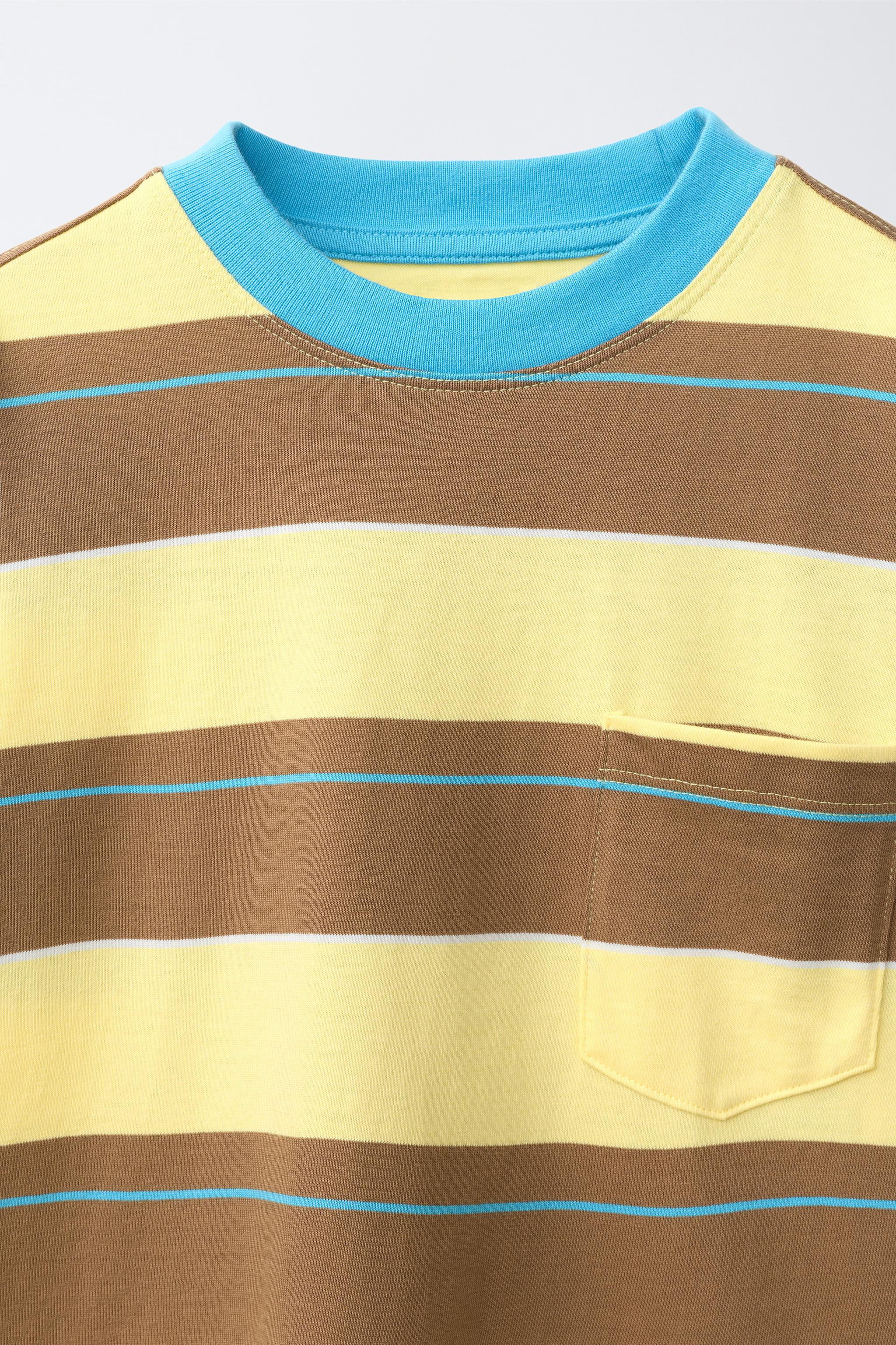 STRIPED PRINT T-SHIRT