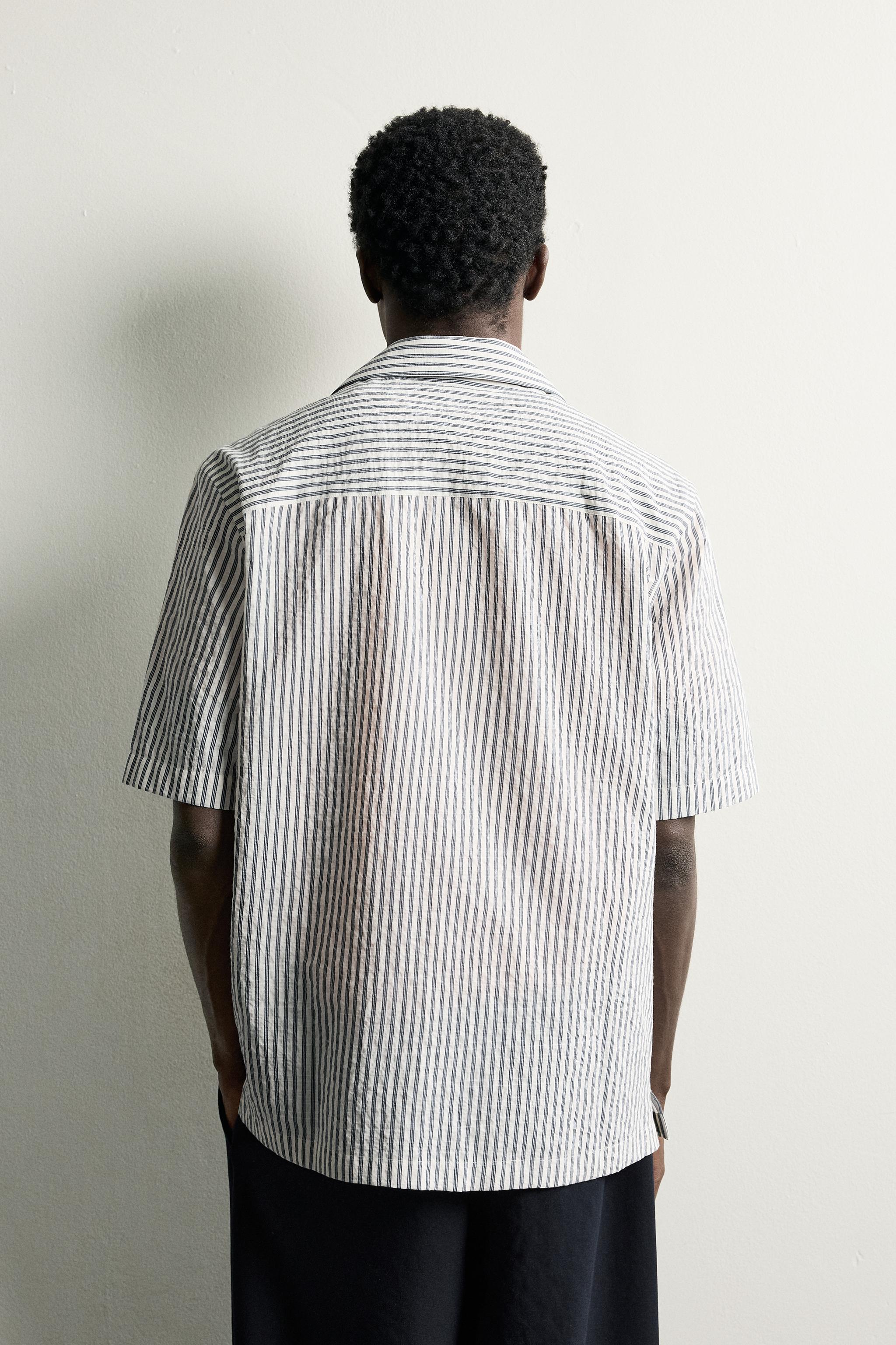 REGULAR FIT SEERSUCKER SHIRT