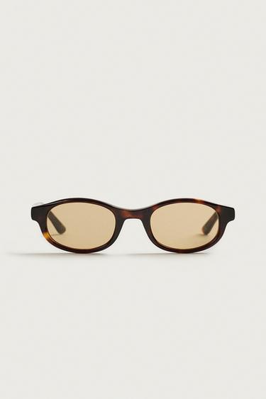 OVAL SUNGLASSES — Tortoise shell 1