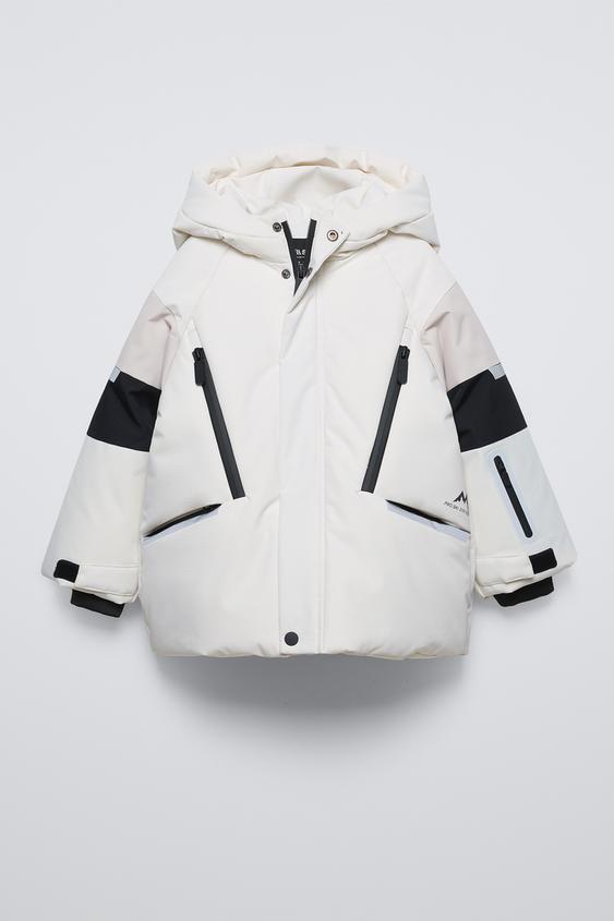 WATER REPELLENT AND WINDPROOF HOODED SNOW JACKET SKI COLLECTION 
