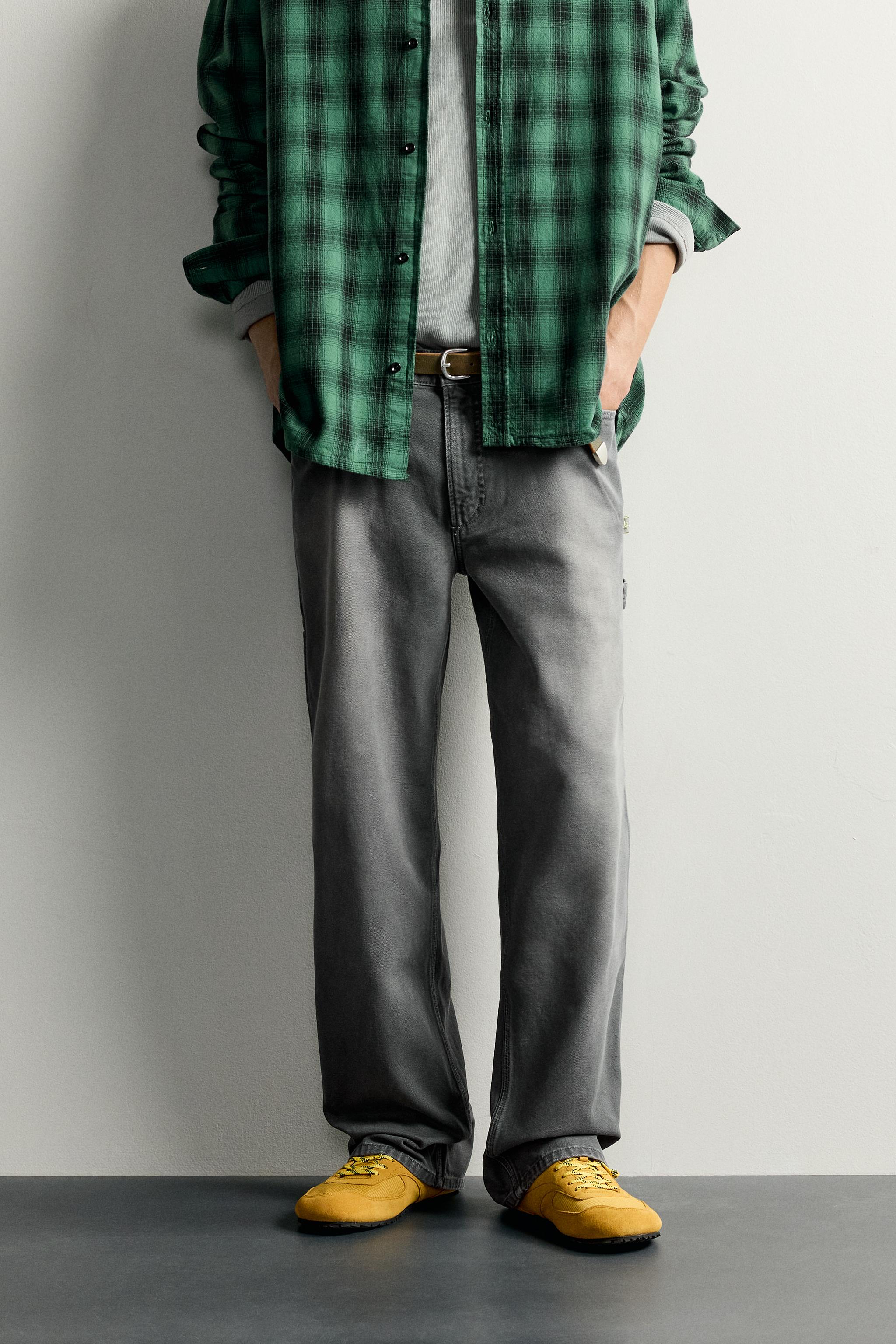 PANTALON RELAXED FIT À POCHE CARPENTIER