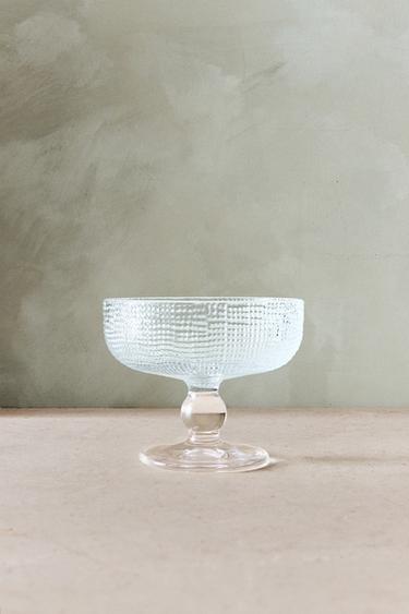 RAISED DESIGN GLASS ICE-CREAM CUP -  by Zara - Image 5