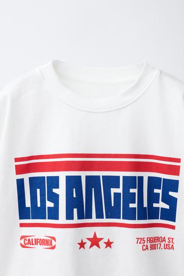 T-SHIRT À INSCRIPTION VILLE - Blanc de Zara - Image 2