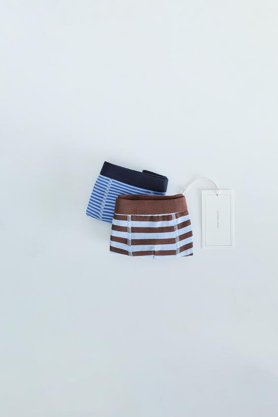 ZARA TIMELESS - LOT DE TROIS BOXERS À RAYURES - Multicolore de Zara - Image 0