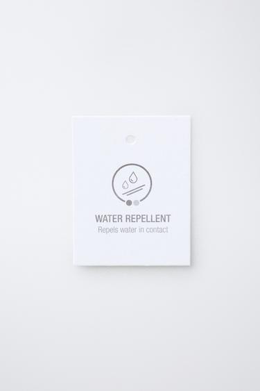 WATER-REPELLENT RUBBERISED PARKA - Khaki by Zara - Image 9