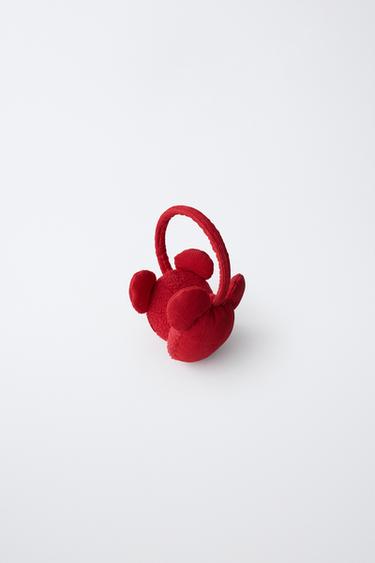 MICKEY MOUSE © DISNEY CORDUROY EARMUFFS - Red de Zara