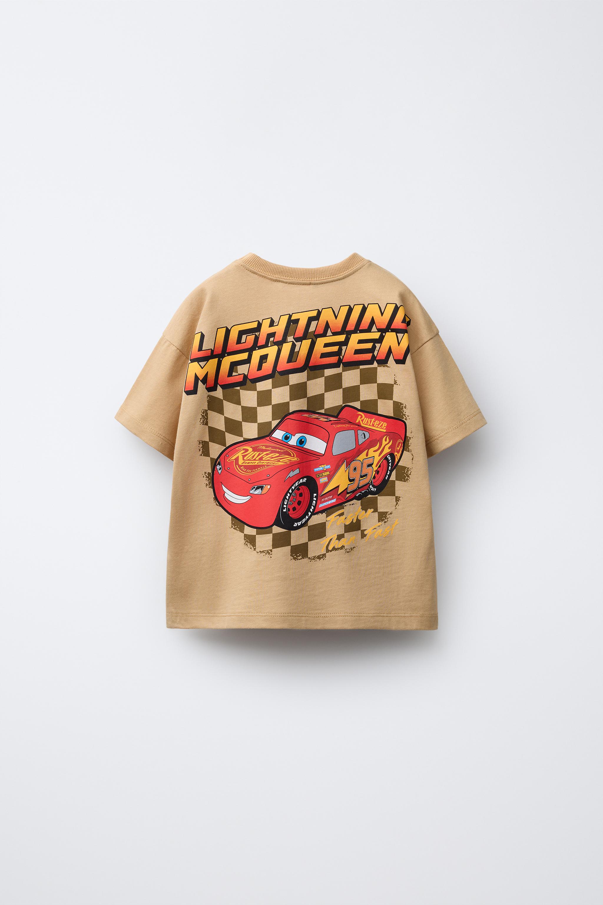 CARS LIGHTNING MCQUEEN © DISNEY T-SHIRT - Light brown | ZARA New