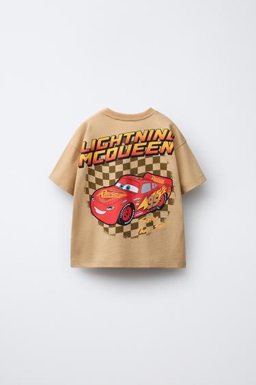 ÁO PHÔNG CARS LIGHTNING MCQUEEN © DISNEY - Màu nâu nhạt từ Zara