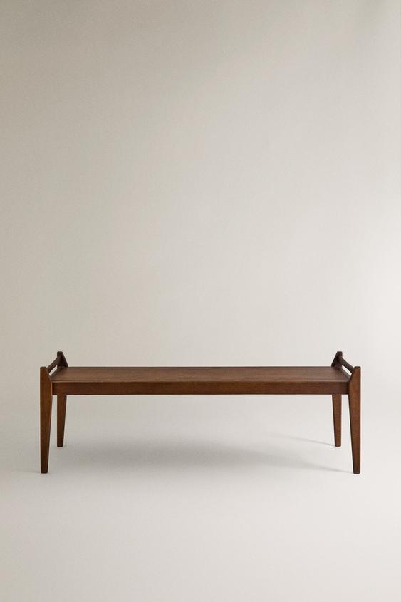 BANC LONG BOIS - Marron de Zara - Image 0