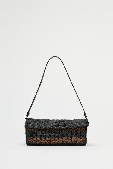 BOLSO DE HOMBRO CUERPO TRENZADO - Multicolor de Zara