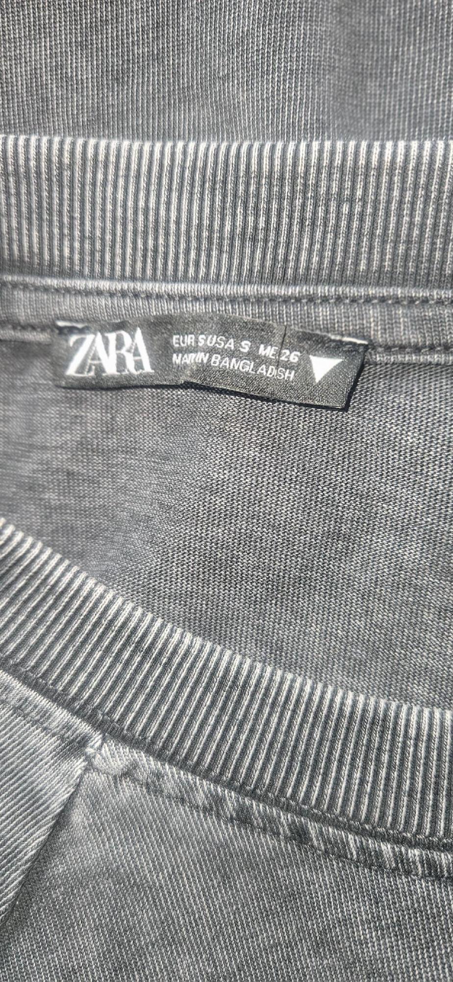 WASHED EFFECT T-SHIRT WITH SLOGAN - Image 3