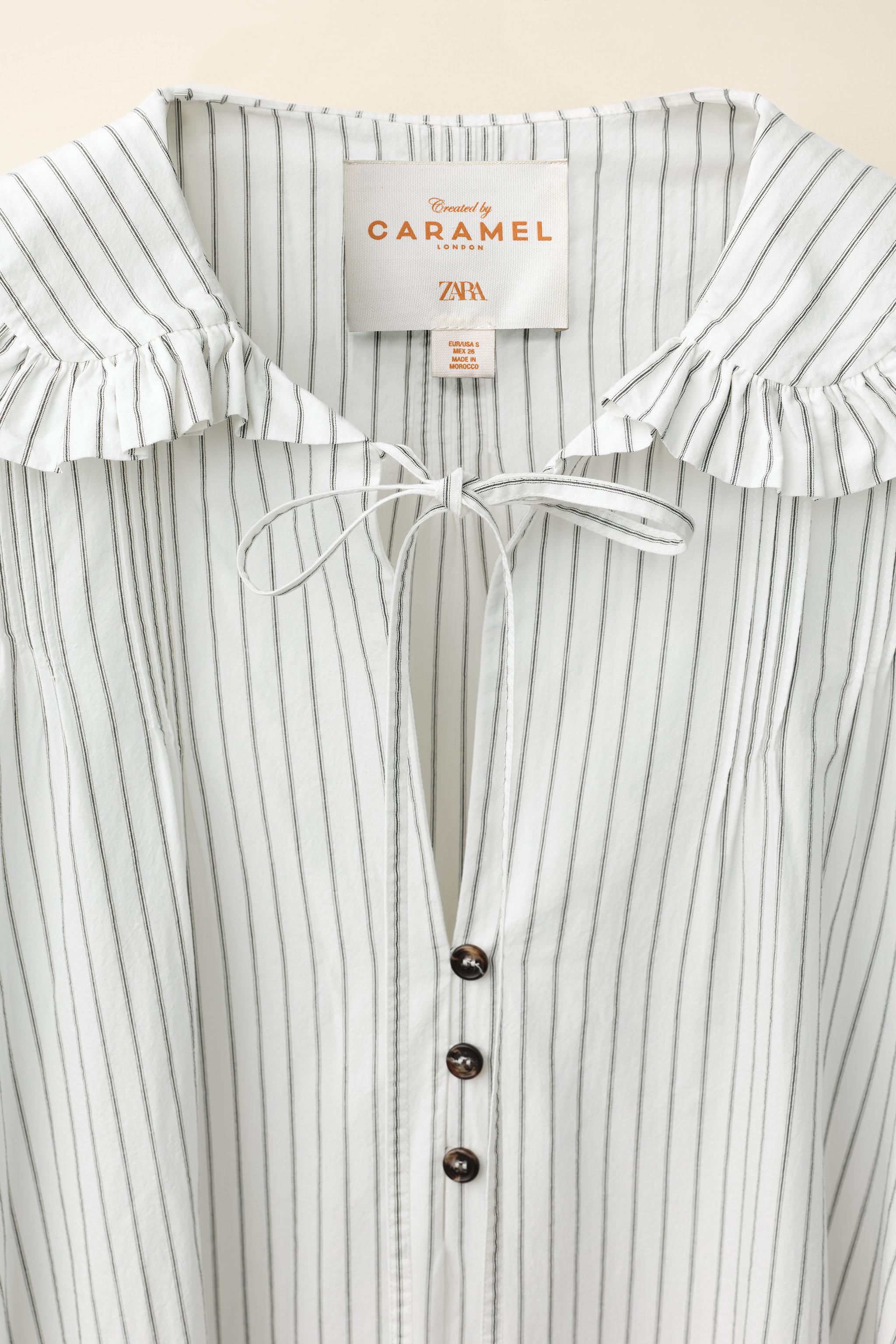 STRIPED DRESS CREATED BY CARAMEL LONDON X ZARA