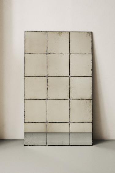 WANDSPIEGEL ANTIK-LOOK - Altsilber von Zara