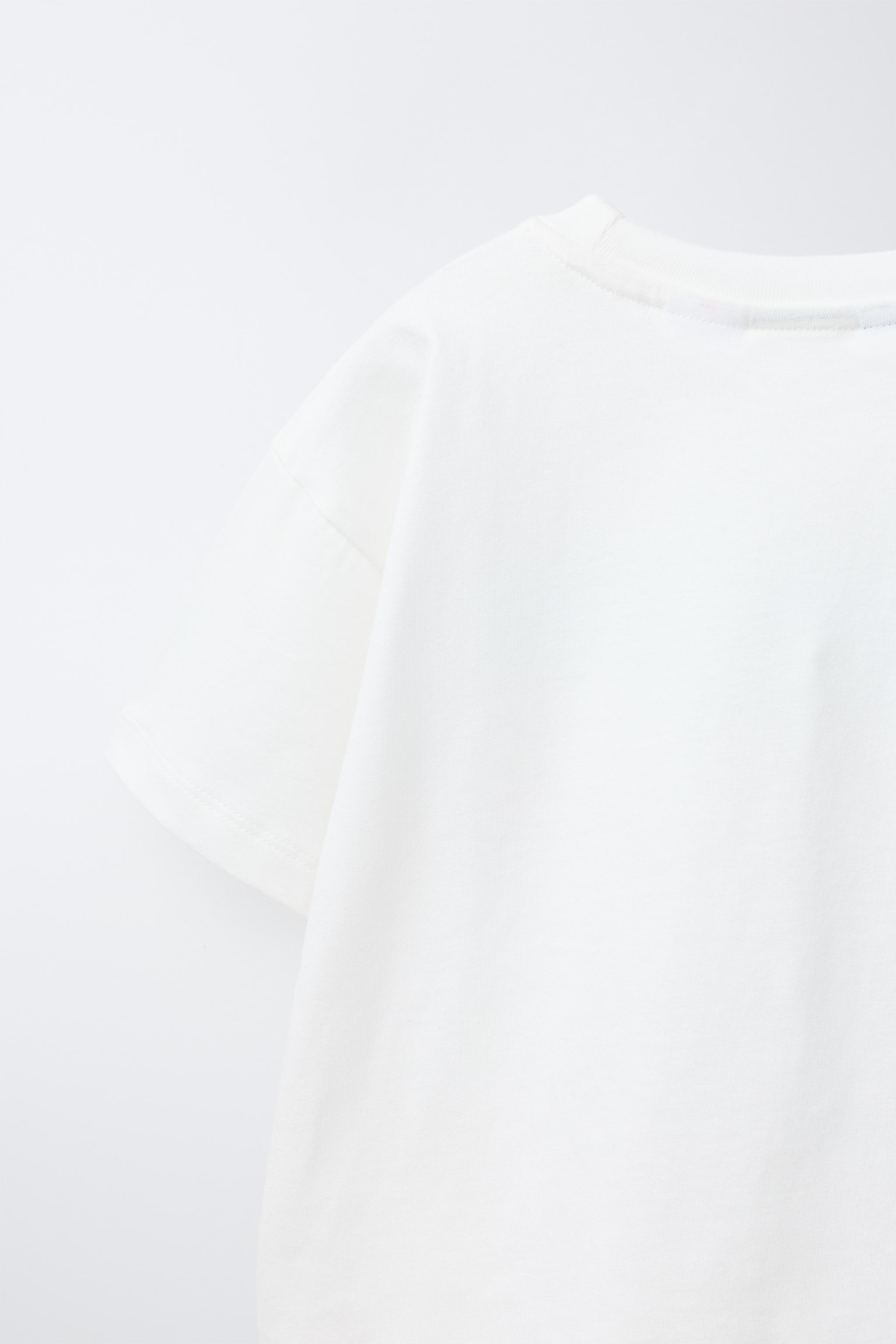 SNOOPY PEANUTS™ EMBROIDERED PRINT T-SHIRT