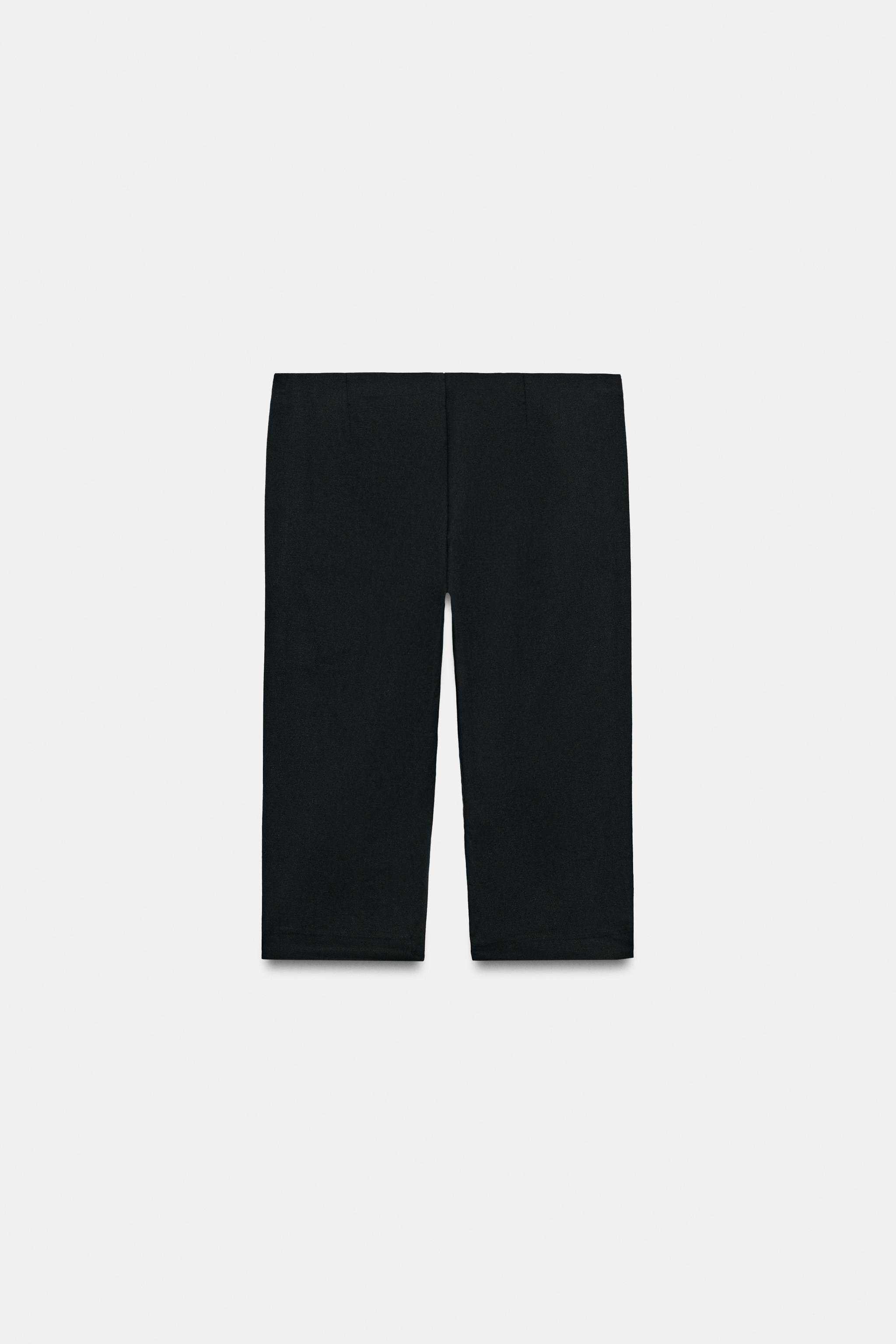 Женские брюки Zara ANIMAL PRINT CAPRI PANTS — фото 2