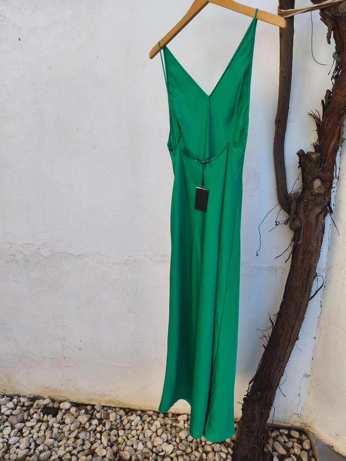 SATIN SLIP DRESS - Image 3