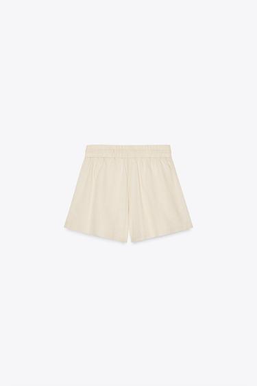 BERMUDA BOXER AVEC LIN - Sable de Zara - Image 6