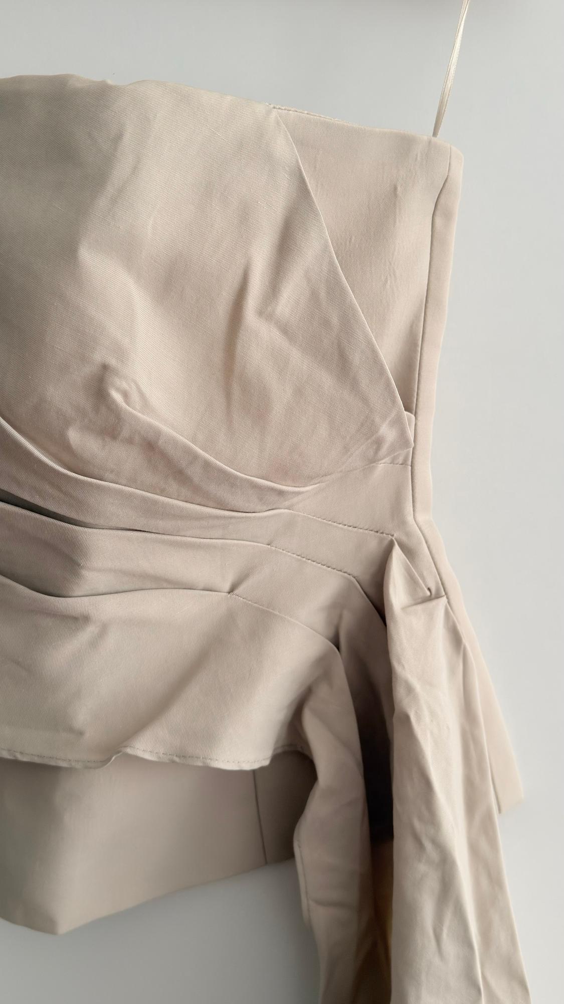 STRAPLESS DRAPED TOP - Image 3