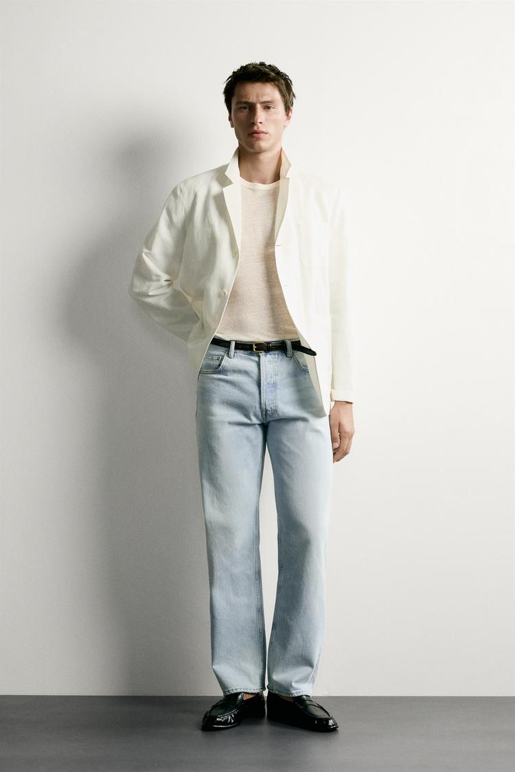 STRAIGHT-LEG JEANS
