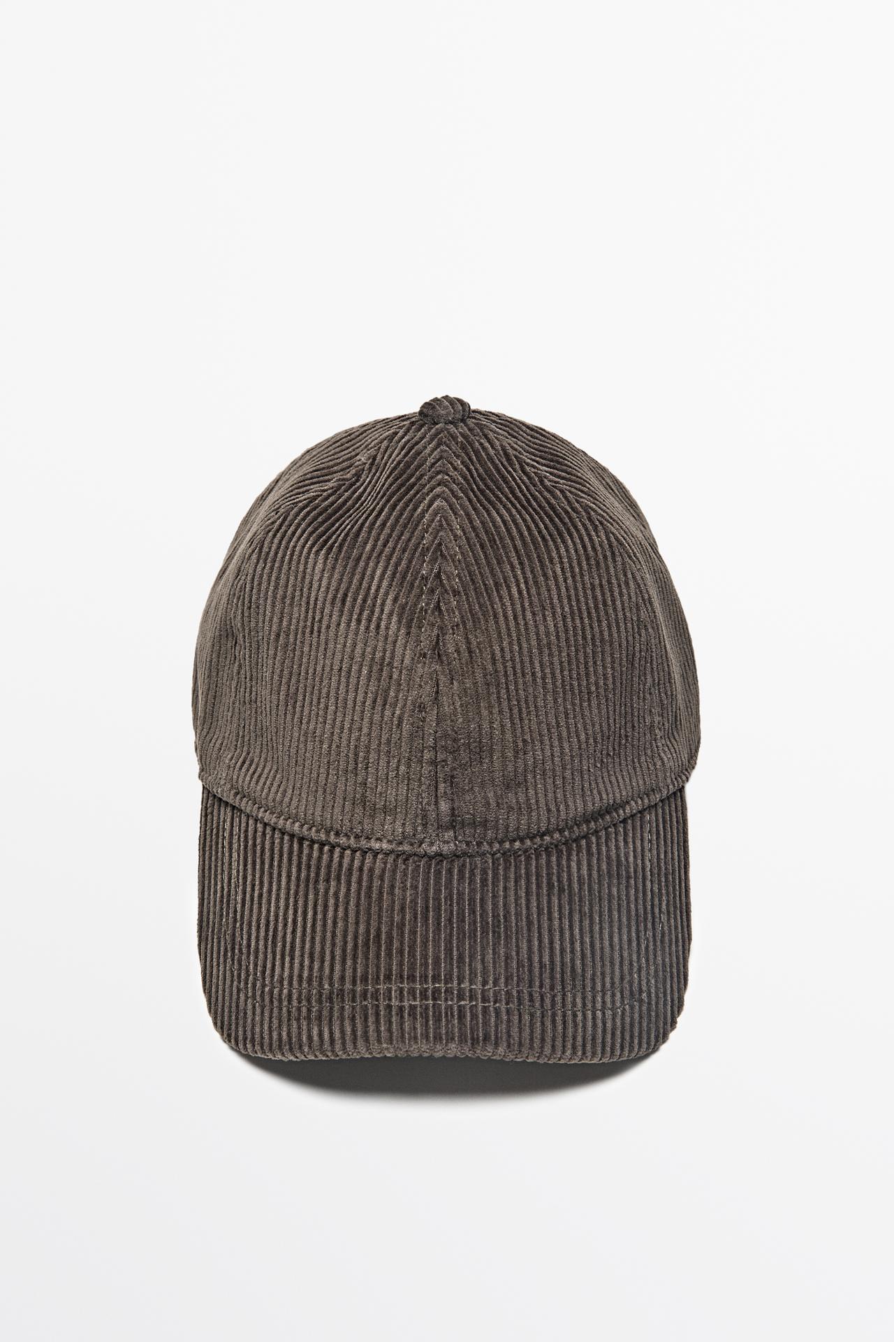 Corduroy cap — Khaki