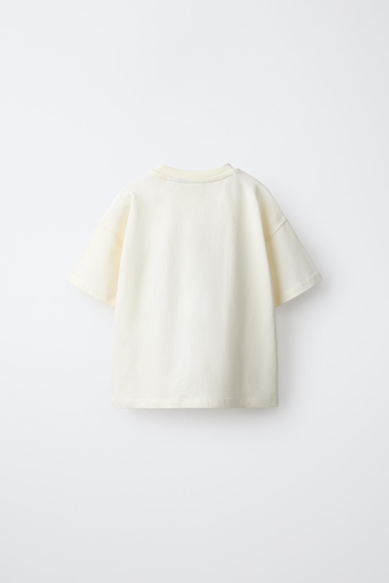 SNOOPY PEANUTS™ EMBROIDERED T-SHIRT — White