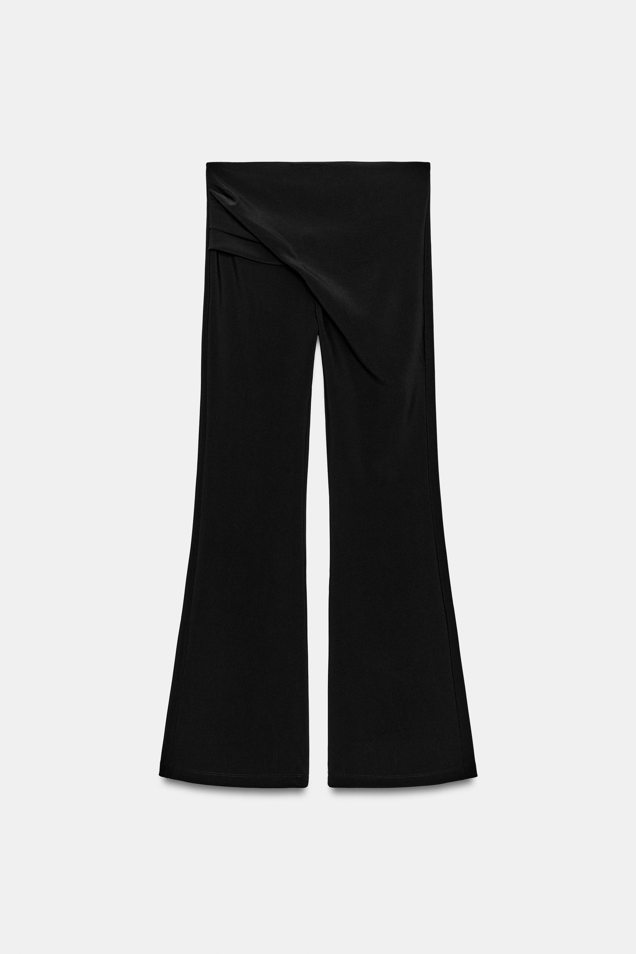 Zara ÇAN PAÇA KUŞAKLI PANTOLON görsel 6
