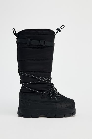 VODĚODOLNÉ BOTY SKI COLLECTION - Černá od Zara
