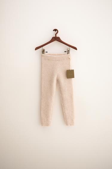 ZARA TIMELESS - 100% CASHMERE LEGGINGS - Ecru by Zara