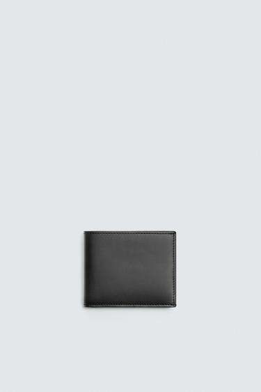 CARTERA PIEL - Negro de Zara