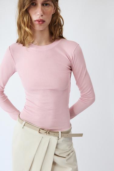 CUERPO MANGA LARGA - Rosa de Zara