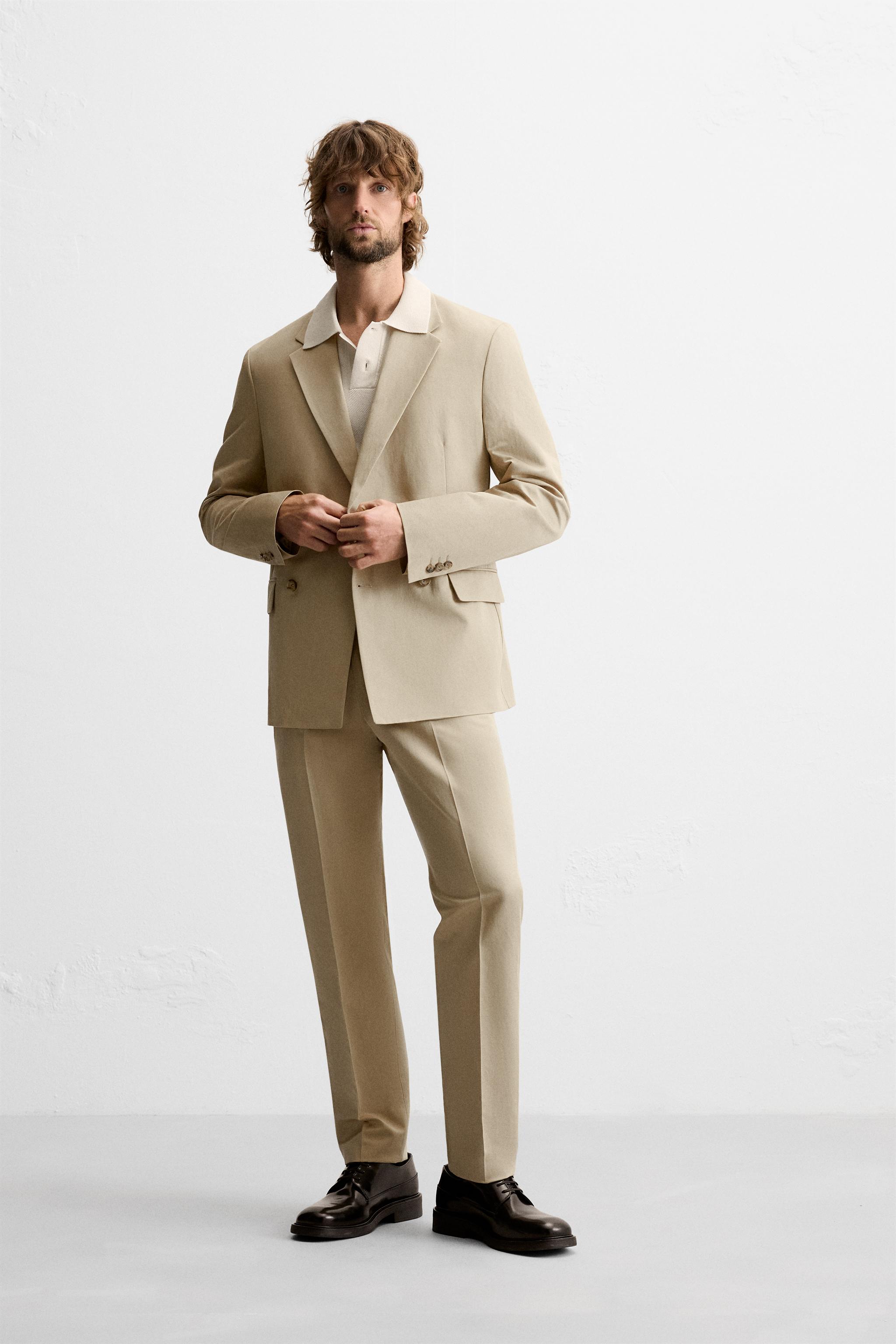 Men s Beige Blazers Explore our New Arrivals ZARA Canada