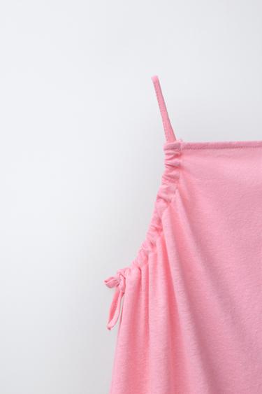 COTTON AND LINEN BLEND TOP AND BERMUDA SHORTS SET - Mid-pink by Zara - Image 5