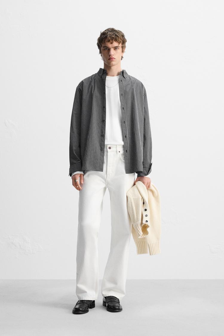 SLIM FIT デニムパンツ - オフホワイト | ZARA Japan / 日本