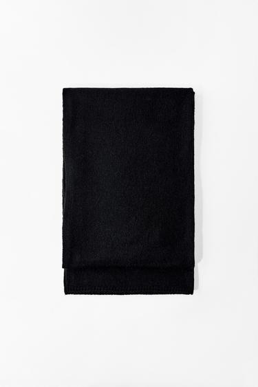 BASIC SCARF - Black by Zara
