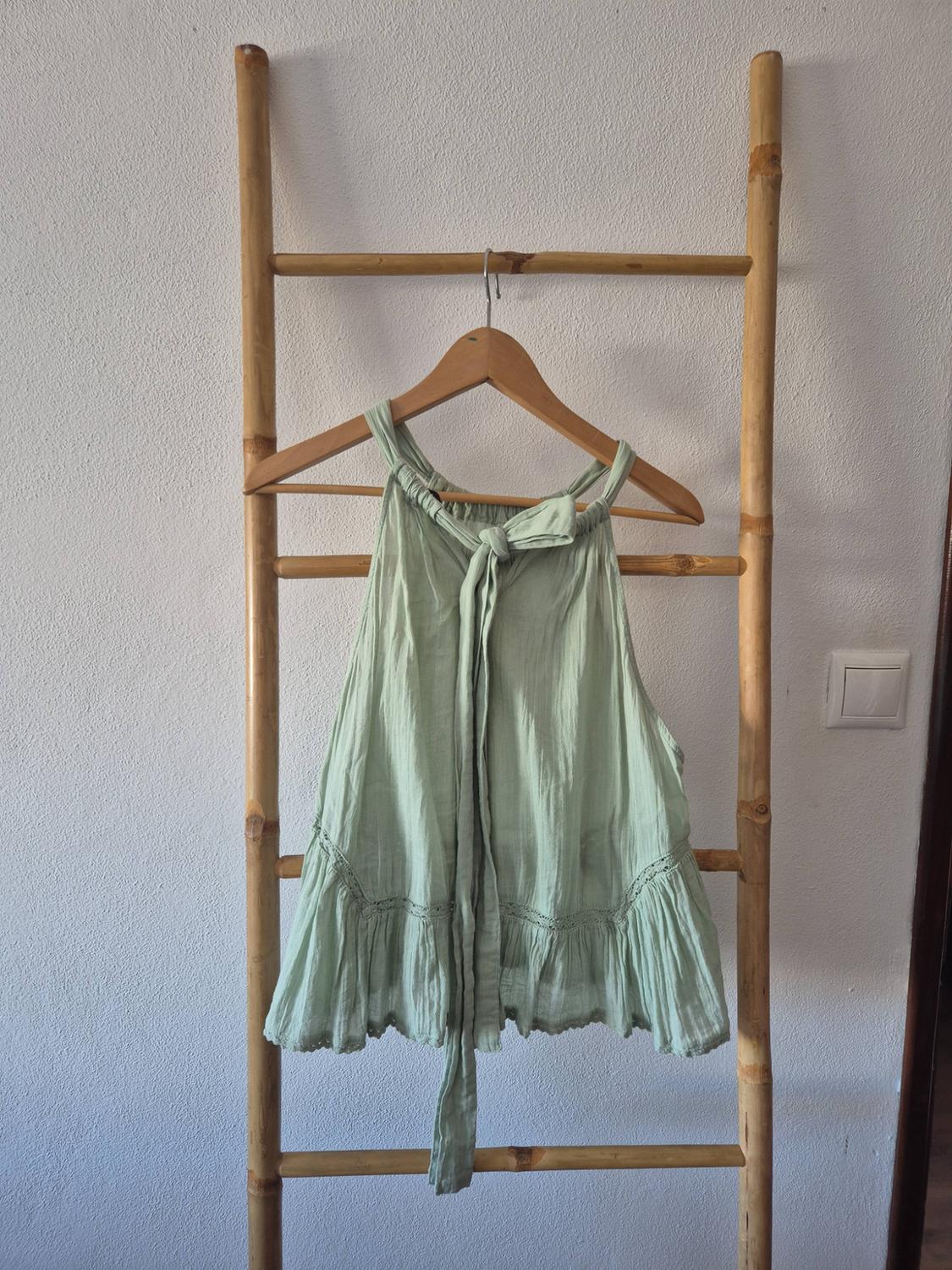 EMBROIDERED GAUZE TOP - Image 2