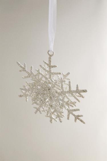 DÉCORATION SAPIN FLOCON NOËL - Argent de Zara - Image 1