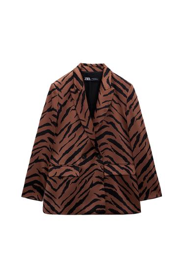 ANIMAL PRINT BLAZER