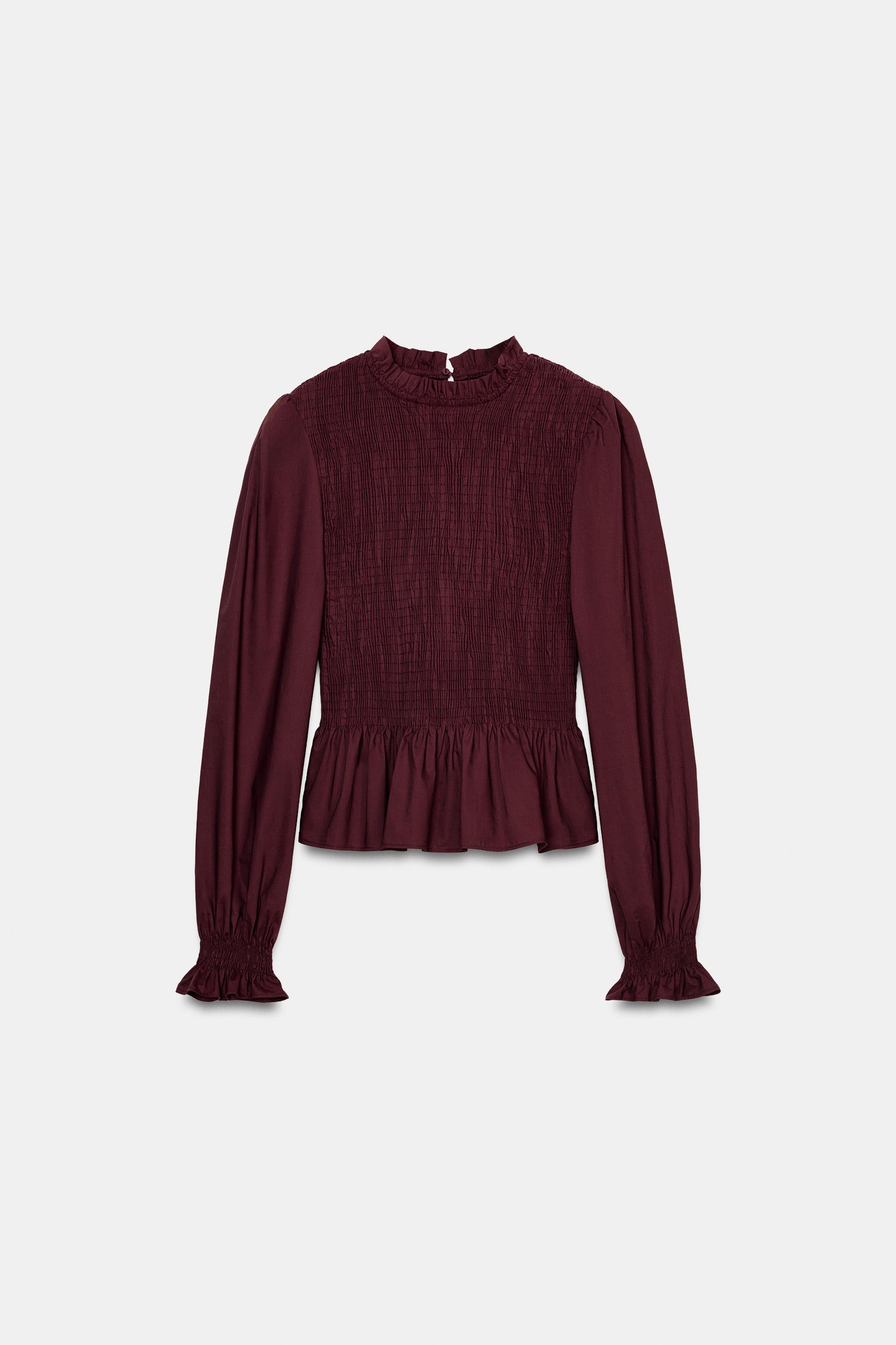 CHEMISE À RAYURES NID D'ABEILLE