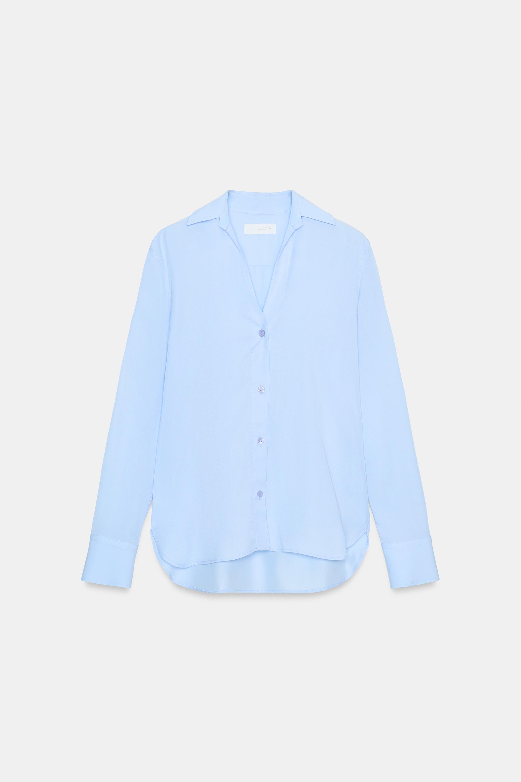 CAMISA FLUIDA ZW COLLECTION - Branco | ZARA Brasil