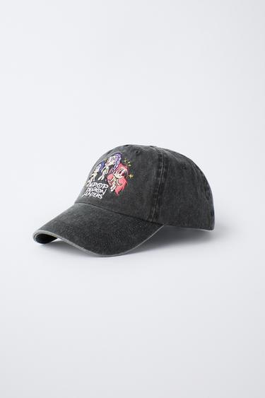 Zara WASHED EFFECT CAP KPOP DEMON HUNTERS™ NETFLIX © - Anthracite grey