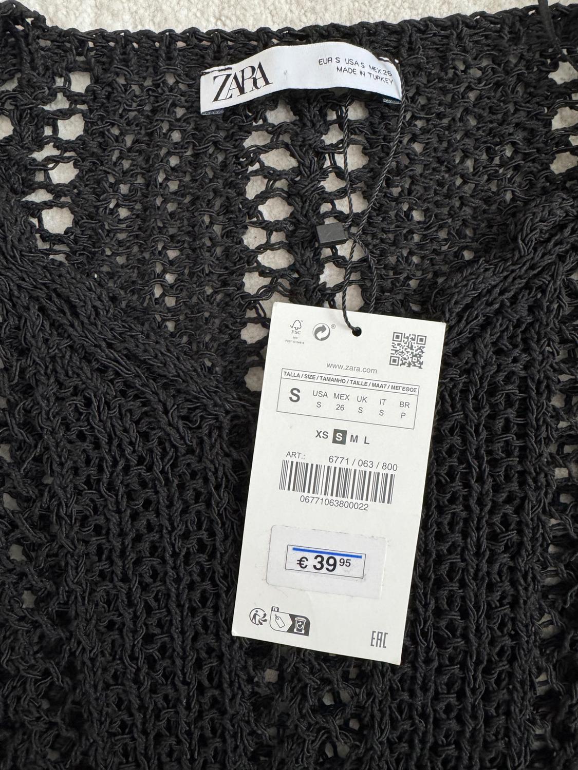OVERSIZE OPEN KNIT SWEATER - Image 3