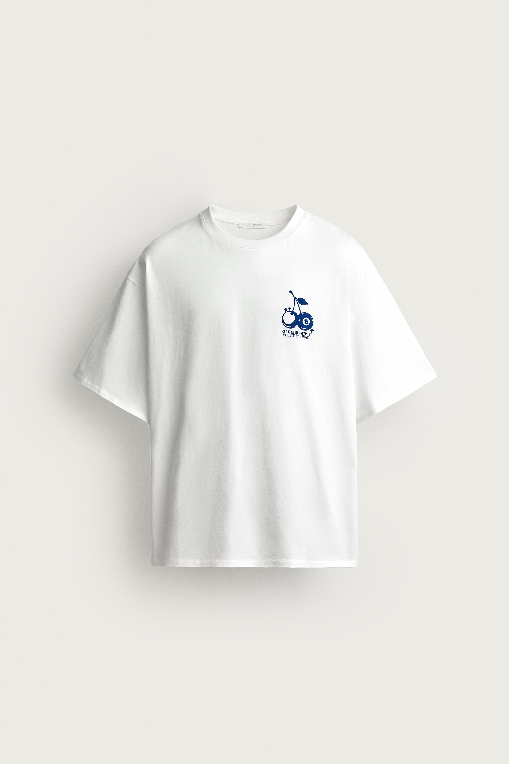 CONTRAST GRAPHIC RELAXED FIT T-SHIRT