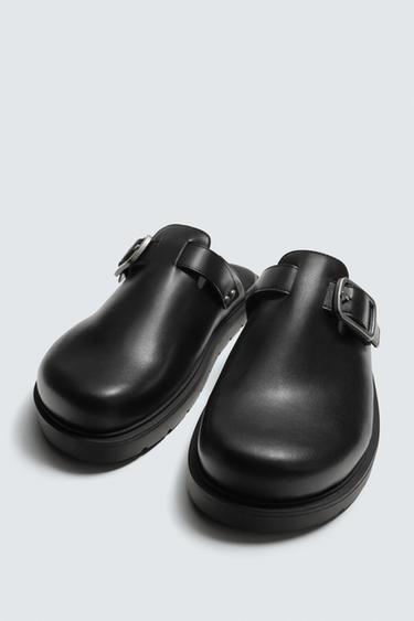 SABOTS À BOUCLE - Noir de Zara - Image 4